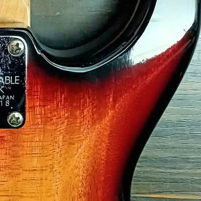 Aria Stratocaster Vintage 1970-1972 - Drei Tone Cherry-Sunburst image 5
