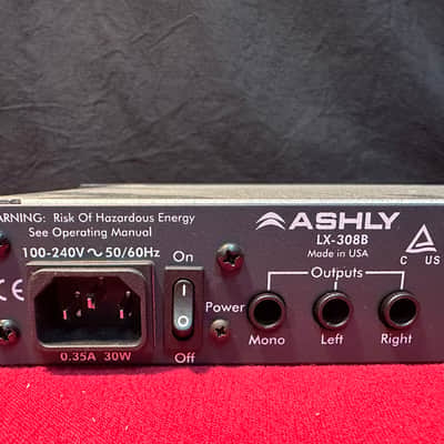 Ashly LX-308B Rackmount 8-Channel Stereo Line Mixer 2010s - Black image 5