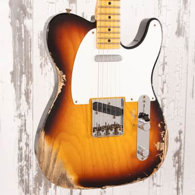 Fender Custom Shop LTD '58 Telecaster - Heavy Relic Faded Aged Chocolate 3-Tone Sunburst image 3