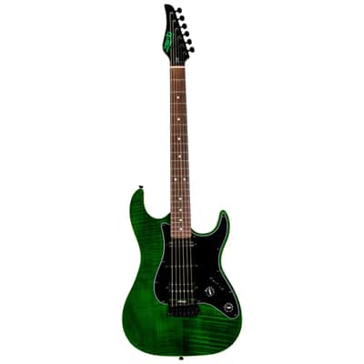Jet JS-450 TGR R 450 Series Basswood Flamed Maple Top Canadian Roasted Maple Neck 6-String Electric Guitar image 3