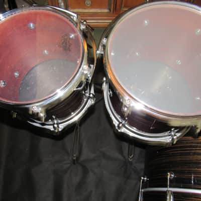Brady Drums  Brady Maccasar Jarrah Ply 5-Piece Drum Kit Maccasar Ebony Gloss Maccasar Ebony Gloss image 14