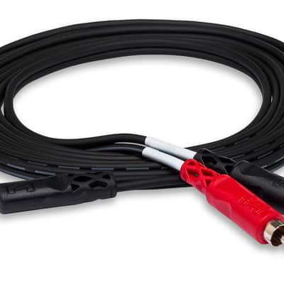 HOSA CMR-203 3' Stereo Breakout, 3.5 Mm TRS To Dual RCA image 2
