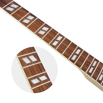 Electric Guitar Neck Replacement  Maple Neck with Rosewood Fingerboard, Unfinished image 6