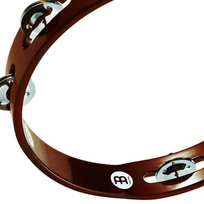Meinl TA1-AB Wood Single Row African Brown Tambourine image 2