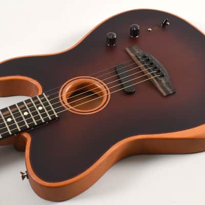 Fender American Acoustasonic Telecaster (2024) - Bourbon Burst image 7