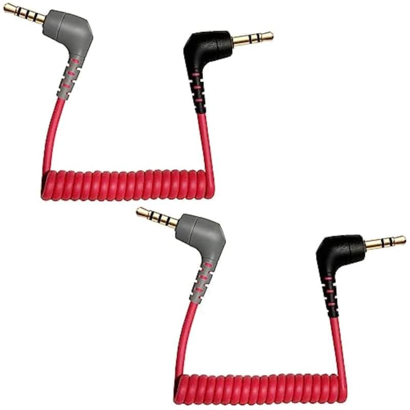Trs To Trrs Adapter, Sc7 Patch Microphone Cable Compatible With Rode Sc7, Videomic, Videomicro Go, Boya And More External Mic, Trrs Cord Fits For Iphone, Smartphone And Tablets(2 Pcs) image 1