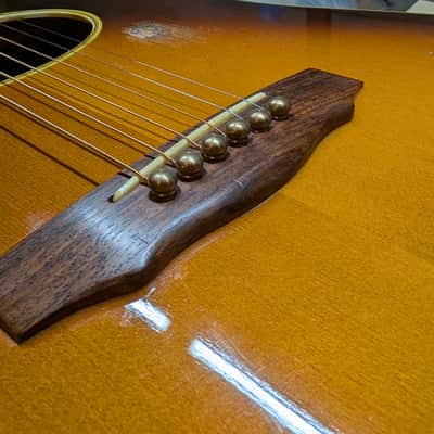 1982 Daion B55E Acoustic Electric Dreadnought Guitar Rare Model MIJ Sunburst image 11
