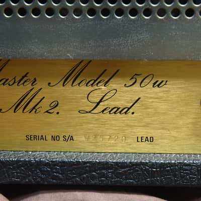 【New power tube】Marshall JCM 800 Lead Series Model 2204 50-Watt Master Volume Mk2 Head 1988 - Black Bild 7