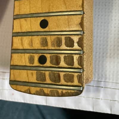 1990 Fender USA American Standard Stratocaster Guitar Neck 22 Fret Maple Board image 19