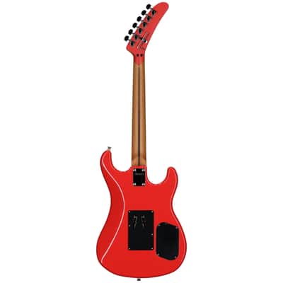 Kramer 84 HH FR Electric Guitar, Left-Handed, Maple Fingerboard (with Gig Bag), Radiant Red image 6