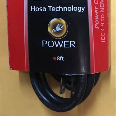 Hosa PWC-178 IEC C9 to NEMA 1-15P - 8' Power Cord image 3