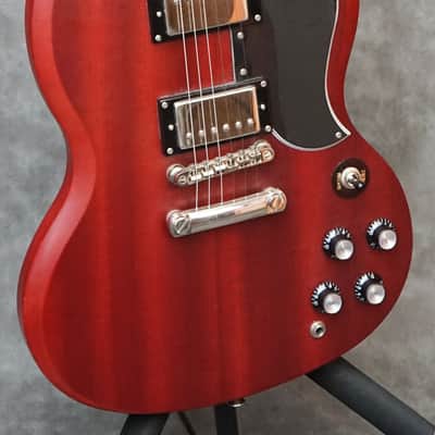 Epiphone SG G-400 2015 - Satin Cherry with Hardcase and setup image 1