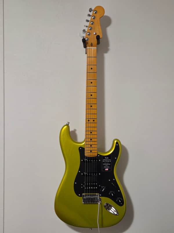 Fender American Ultra II Stratocaster HSS with Maple Fretboard 2024 - Present - Solar Flare image 1