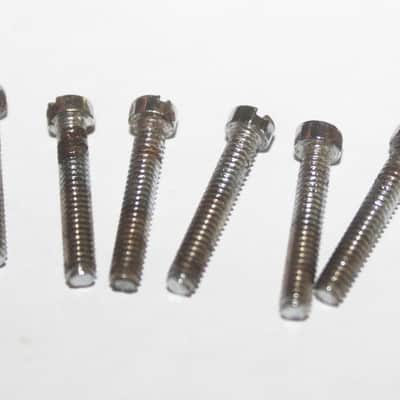 Vintage 1970's Gibson Patent Number Pickup Pole Pieces Chrome image 6