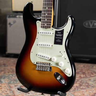 Fender Dealer Exclusive Vintera Road Worn '60s Stratocaster, Rosewood Fingerboard Electric Guitar - 3-Color Sunburst with Hardshell Case image 4
