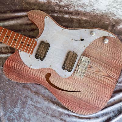 Build to order GB Liuteria Traditional Tele Semi Hollow Custom shop - grape marc image 11