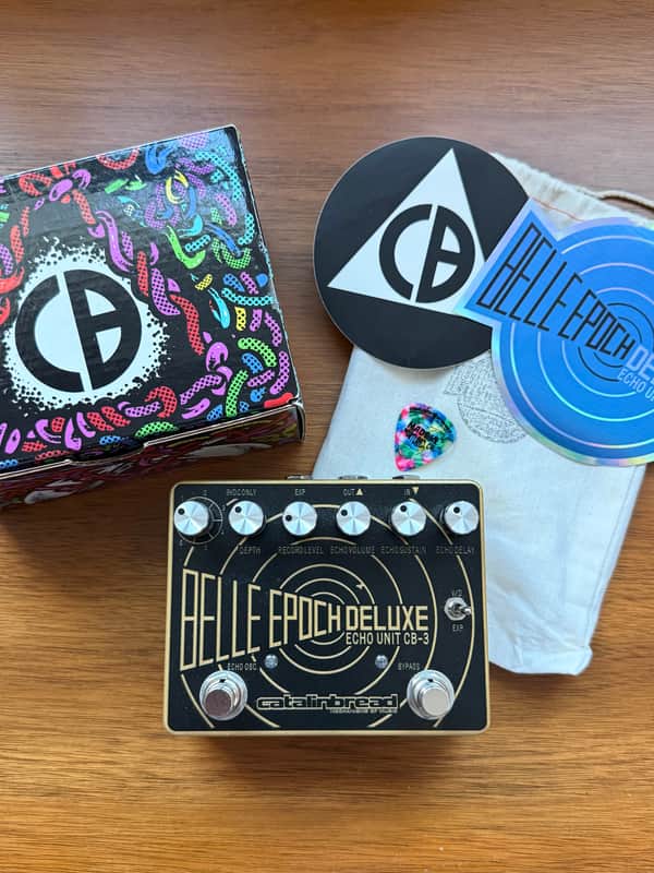 Catalinbread Belle Epoch Deluxe CB3 Dual Tape Echo Emulation 2020 - 2021 - Gold Sparkle image 1