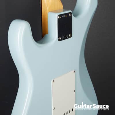 Fender Vintage Custom 59 Stratocaster Time Capsule Faded Aged 2025 - Sonic Blue (COD 1871NG) image 14