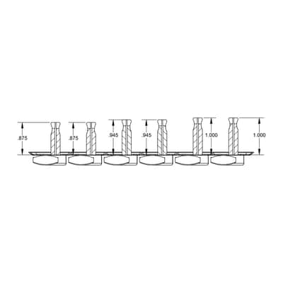 Fender American Vintage Staggered Guitar Tuners for Strat or Tele - Chrome image 3