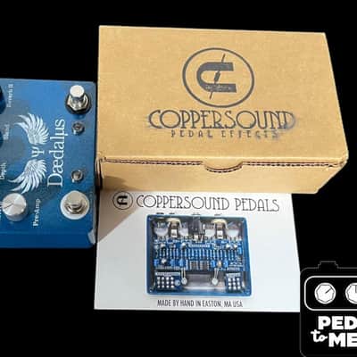 Coppersound Pedals Daedalus Dual Reverb with Expression 2016 - Present - Blue - X16061 image 1