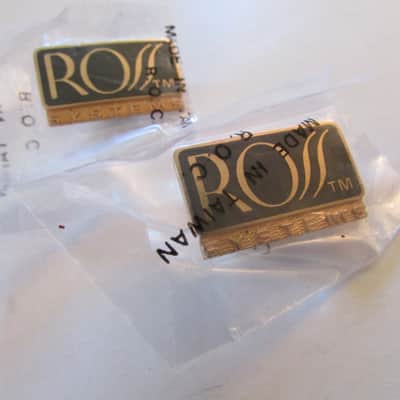 1980's Ross Systems Effects 2 Pushback Enamel Lapel Pins NOS Sealed NAMM PROMO image 1