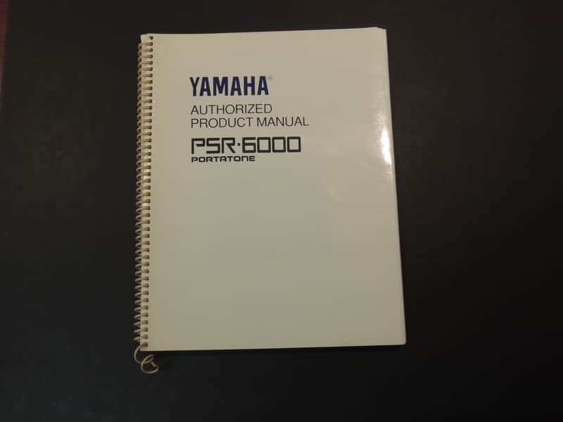 Yamaha PSR-6000 Owner's Manual [Three Wave Music] image 1