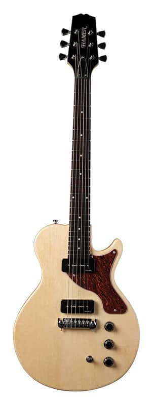 Hamer Monaco Special Korina, Wraparound-Wilkinson Bridge, P90 Soapbar Pickups (B-Stock) image 1