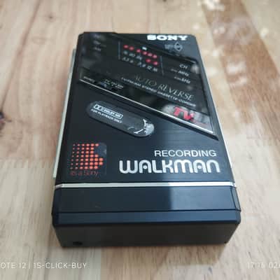 Sony WM F202 1986 - Sony recorder radio Cassette Walkman WM F202 black Cassette player working image 3