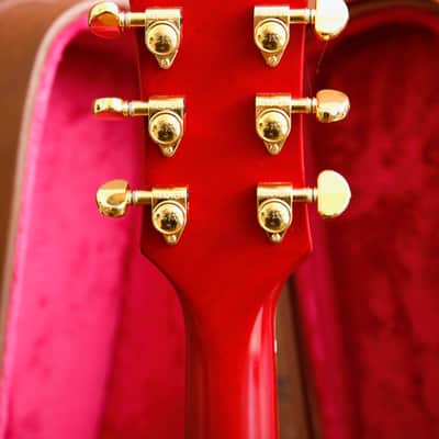 Epiphone Inspired by Gibson Custom 1959 ES-335 Cherry Red Electric Guitar & Hardcase image 13