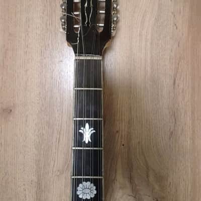 Greek Bouzouki mouratidis 1980 &hardcase & pickup &300 backing track with pdf scores 8 string image 5