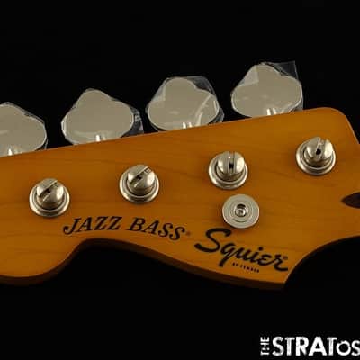 LEFTY Fender Squier Classic Vibe 70s Jazz J Bass NECK & TUNERS Maple Block image 1