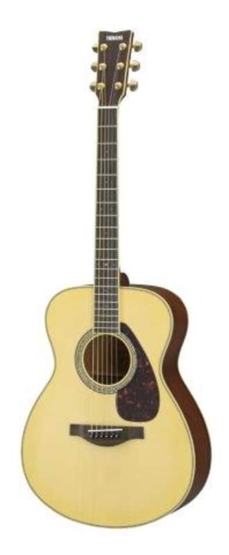 Yamaha Ls6m Natural Acoustic Guitar image 1