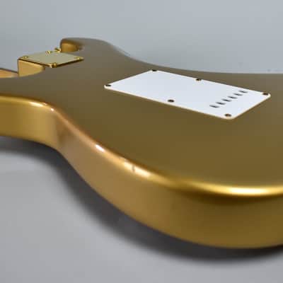 Circa 1989 Fender Stratocaster Custom Shop H.L.E Gold '57 RI #313 Guitar w/OSHC image 11
