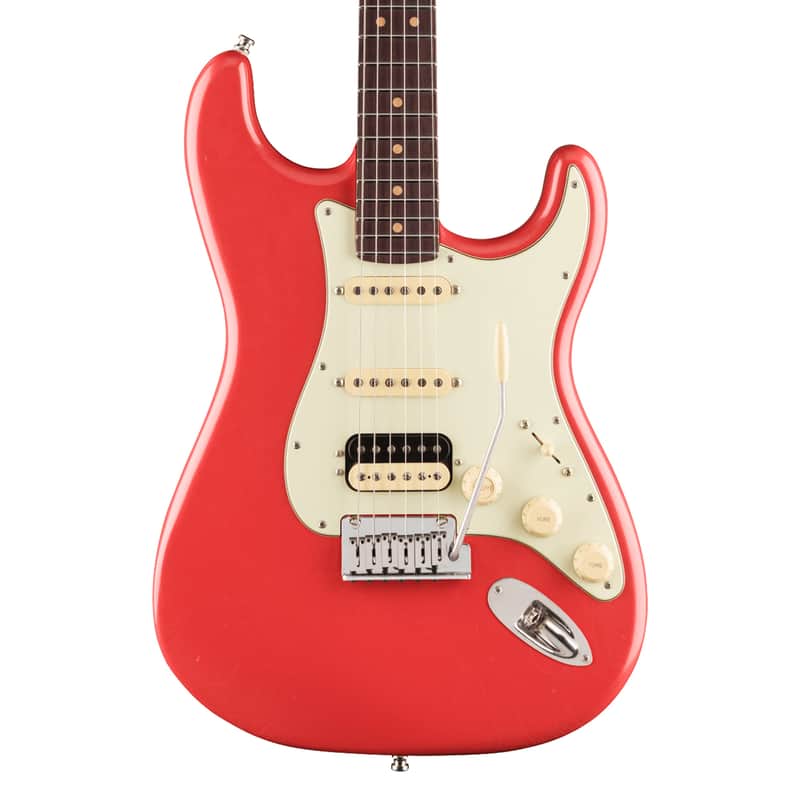 Fender American Ultra Luxe '60s Stratocaster HSS - Fiesta Red w/Rosewood FB image 1