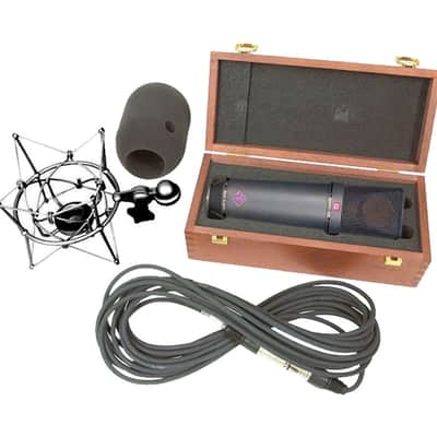 Neumann U87Ai MT Studio Set Z Mic Black Microphone w/Box EA87 Shockmount & Cable image 1
