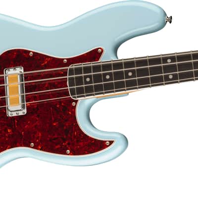 Fender Gold Foil Jazz Bass 4-string Bass Guitar - Sonic Blue image 2
