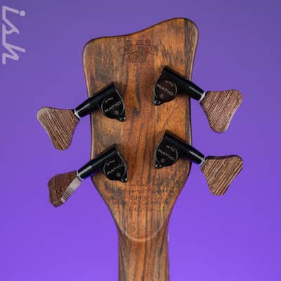 Ish x Warwick Dolphin SN TCS Custom Shop Endangered Species 4-String Bass Wenge Fretboard image 10