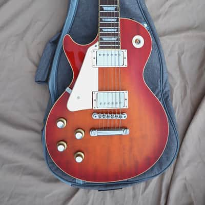 Left Handed BURNY Super Grade RLG-55 Cherry Sunburst 2003 China image 1