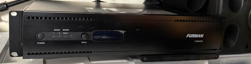 Furman F1000-UPS Uninterruptible Power Supply/Conditioner 2010s - Black image 1