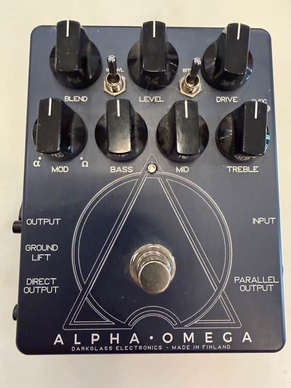 Darkglass Electronics Alpha Omega Bass Preamp 2010s - Blue image 1