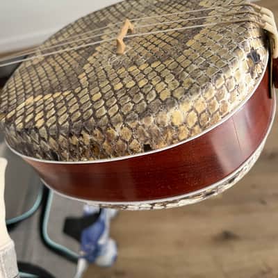 Mongolian Shanz/Shadruga (like Sanxian/Shamisen) – Fretless Folk Banjo image 14