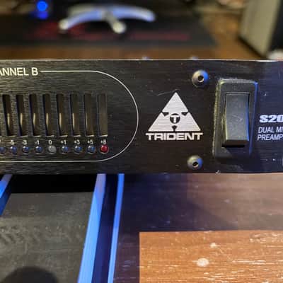 Trident S20 Dual Microphone Preamplifier 2000s - Black image 4