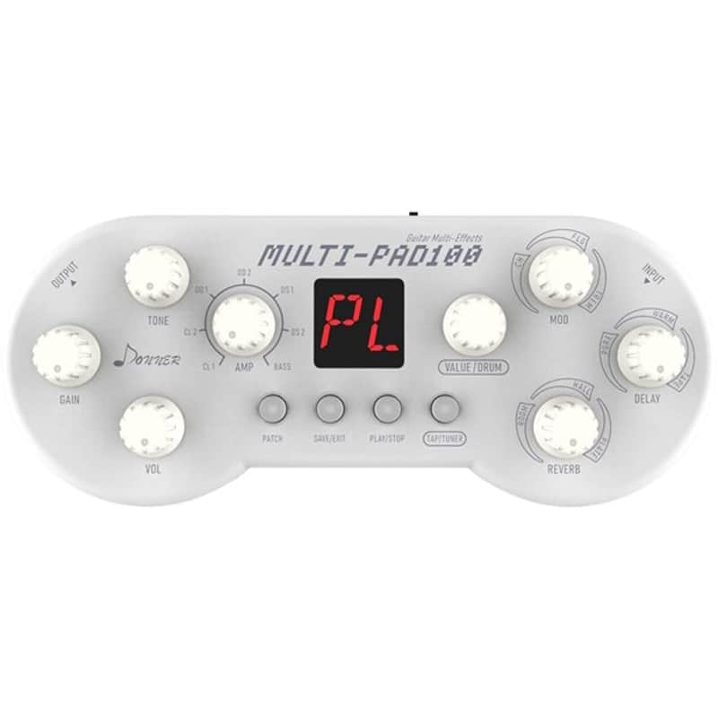 Donner Multi Effects Pedal, Multi-Pad100 Portable Guitar Effects, 5 Effects Reverb Delay Chorus Flan image 1