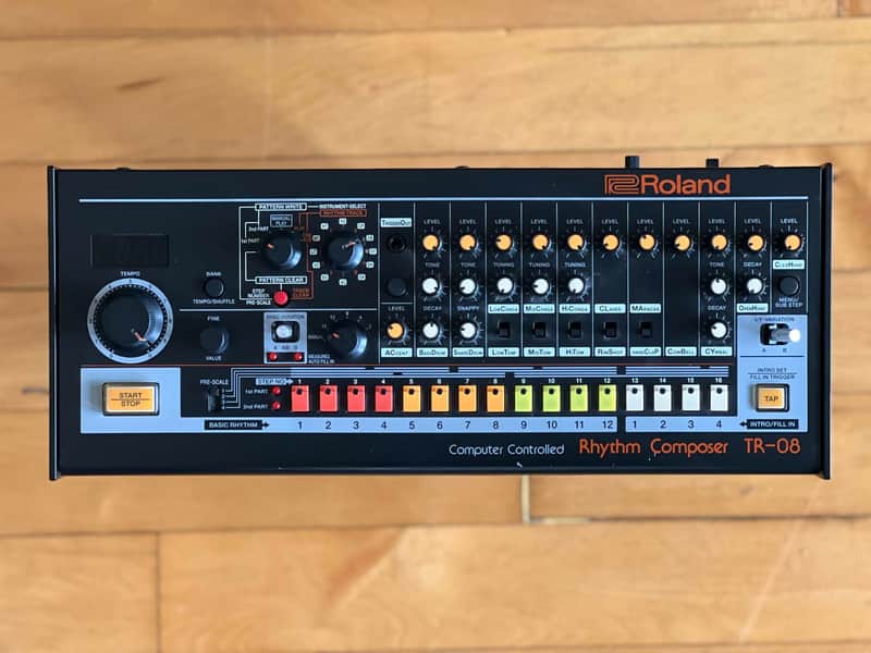 Roland Boutique Series TR-08 Analog Modeling Drum Machine 2017 - Present - Black image 1