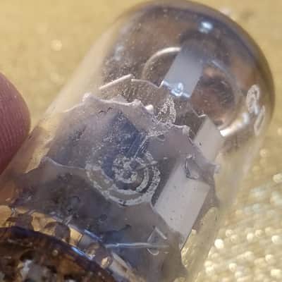 Amperex Matched Pair (2) 6DJ8 tNOS AT1000 TESTED Vacuum Tubes Heerlen Small Halo Getter rare Treble Clef Bugle Boy T4TCbb ECC88 dual triode 1960-1966 image 9
