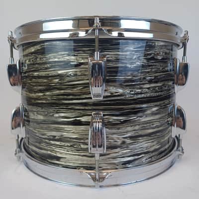 Ludwig Pre-Serial 22,13,16"Black Oyster Pearl Feb1961 Drum Set Ringo Beatles COB image 17