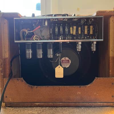 Fender Deluxe 5E3 Narrow Panel 15-Watt 1x12" Guitar Combo 1955 - 1960 - Tweed image 4