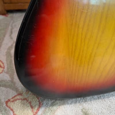 1975 Fender Precision Bass- Sunburst Plays and sounds great! image 7