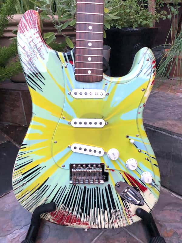 Fender FSR "Splattercaster" Standard Stratocaster with Splatter Finish 2003 - 2004 image 7
