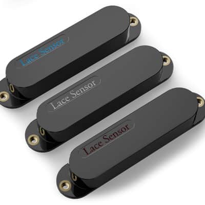 LACE Sensor "Blue Fire Set" 3-Pack Single Coil Pickups - Black image 1